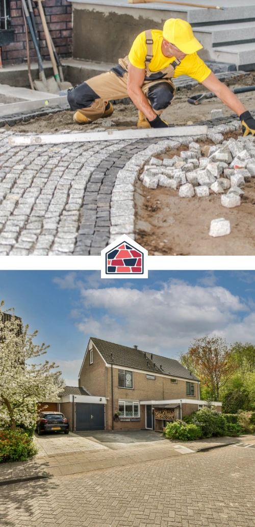 Oprit aanleggen waterdoorlatend